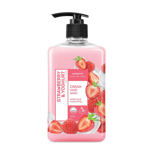 Love My Skin Cream Hand Wash Strawberry & Yoghurt 500ml 500ml