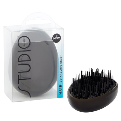 Studio London Detangling Hair Brush Black 1pc