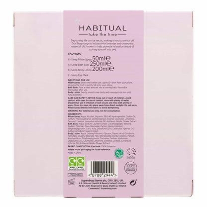 Habitual Take The Time Sleep Collection Wellness Gift Set