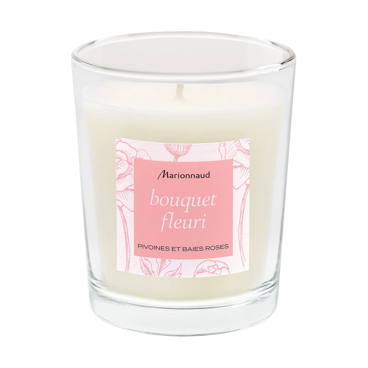 Floral Bouquet Scented Candle Peony & Pink Peppercorn 75g