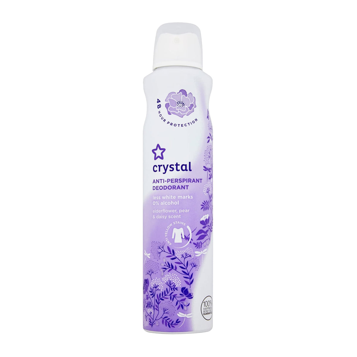 Less White Residue Anti-Perspirant Deodorant Spray Crystal 250ml