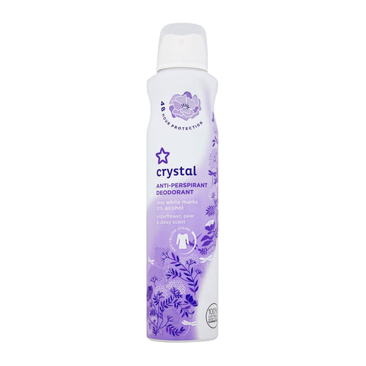 Less White Residue Anti-Perspirant Deodorant Spray Crystal 250ml