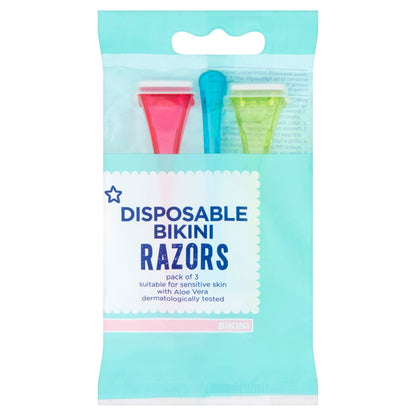 Women's Disposable Bikini Razor 3pcs