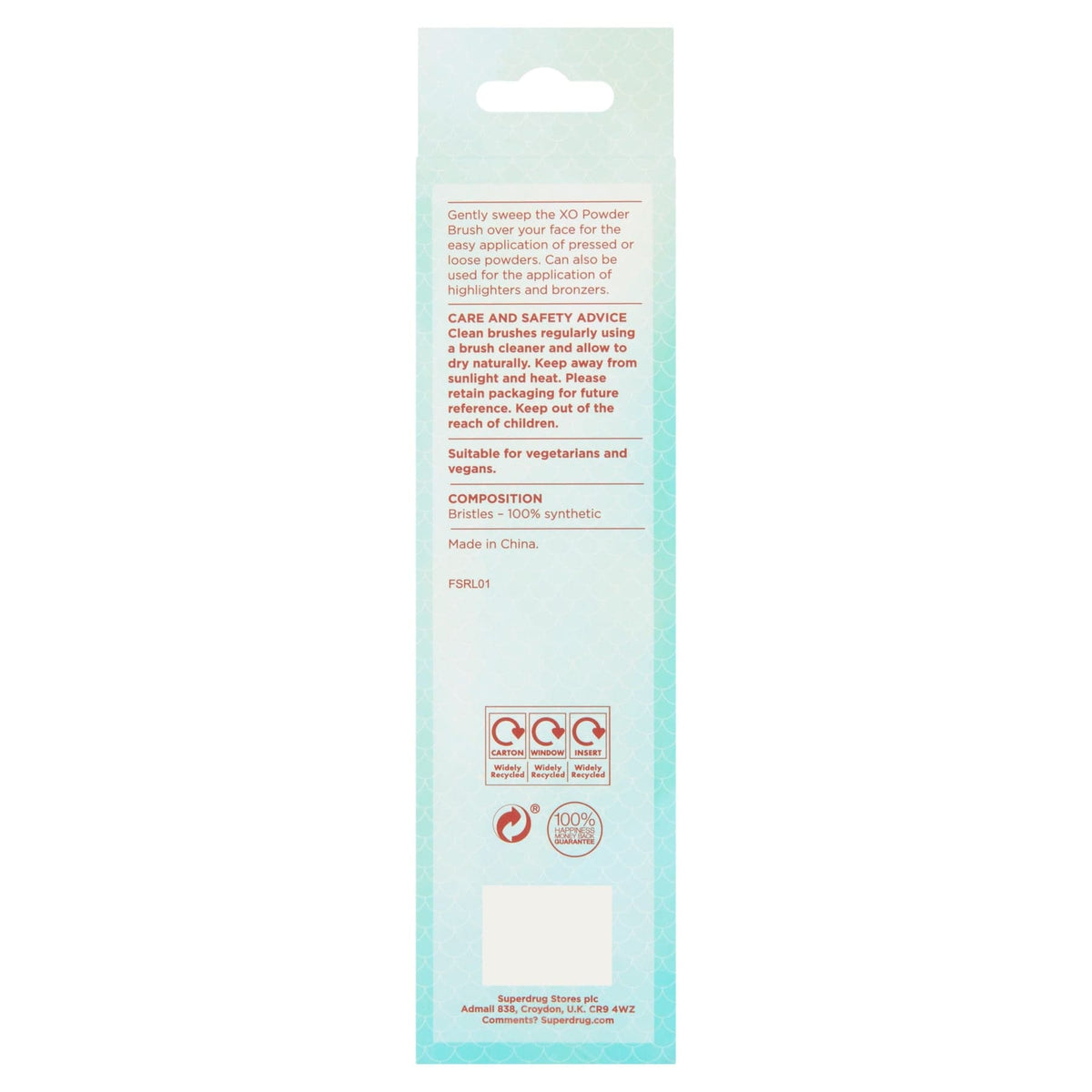 XO Powder Face Brush 2 1pc