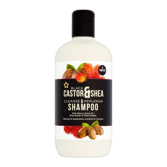 Hydrate & Replenish Shampoo Black Castor & Shea 400ml 400ml