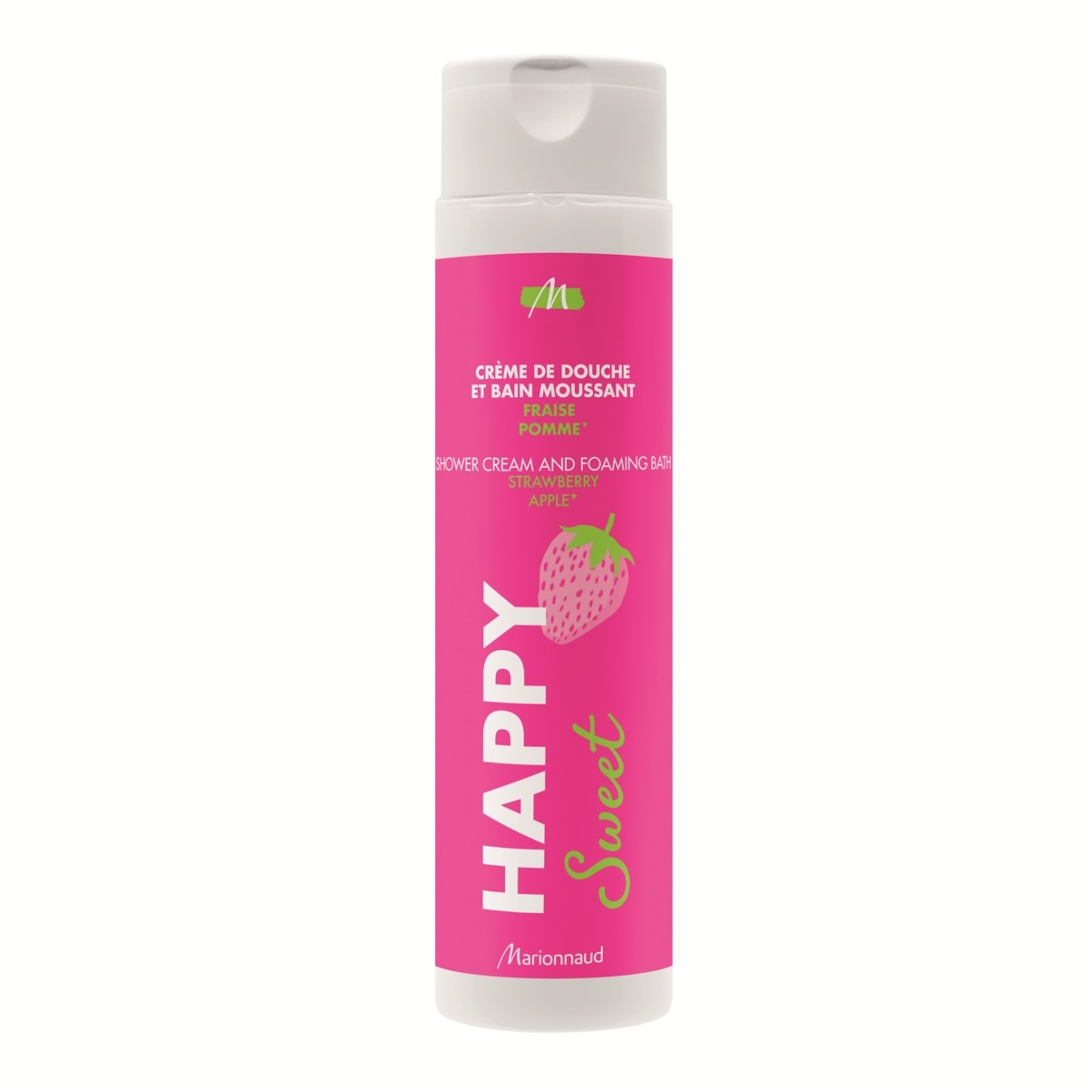 Happy Sweet Shower Gel & Bath Foam Body Wash Strawberry & Apple 250ml