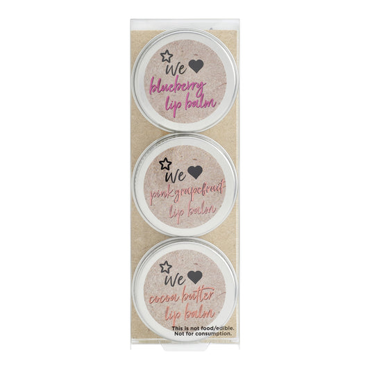 We Love Lip Balm Trio Gift Set 3 Pcs