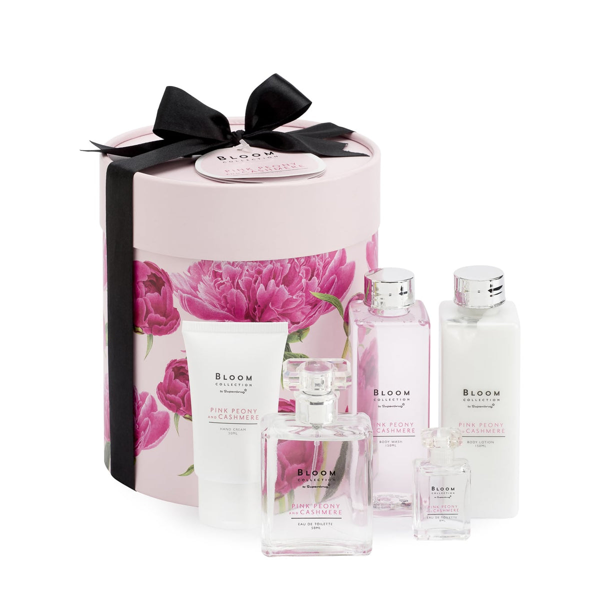 Bloom Collection Pink Peony and Cashmere Gift Set 5 Pcs