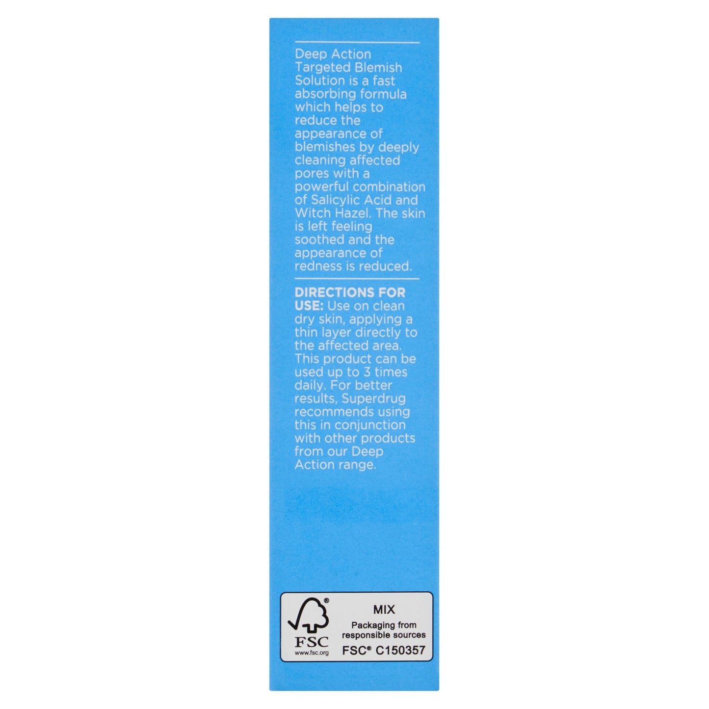 Superdrug Deep Action Targeted Blemish Treatme