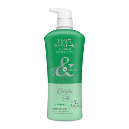 Hair System by Watsons Keratin Silk Shampoo 500ml