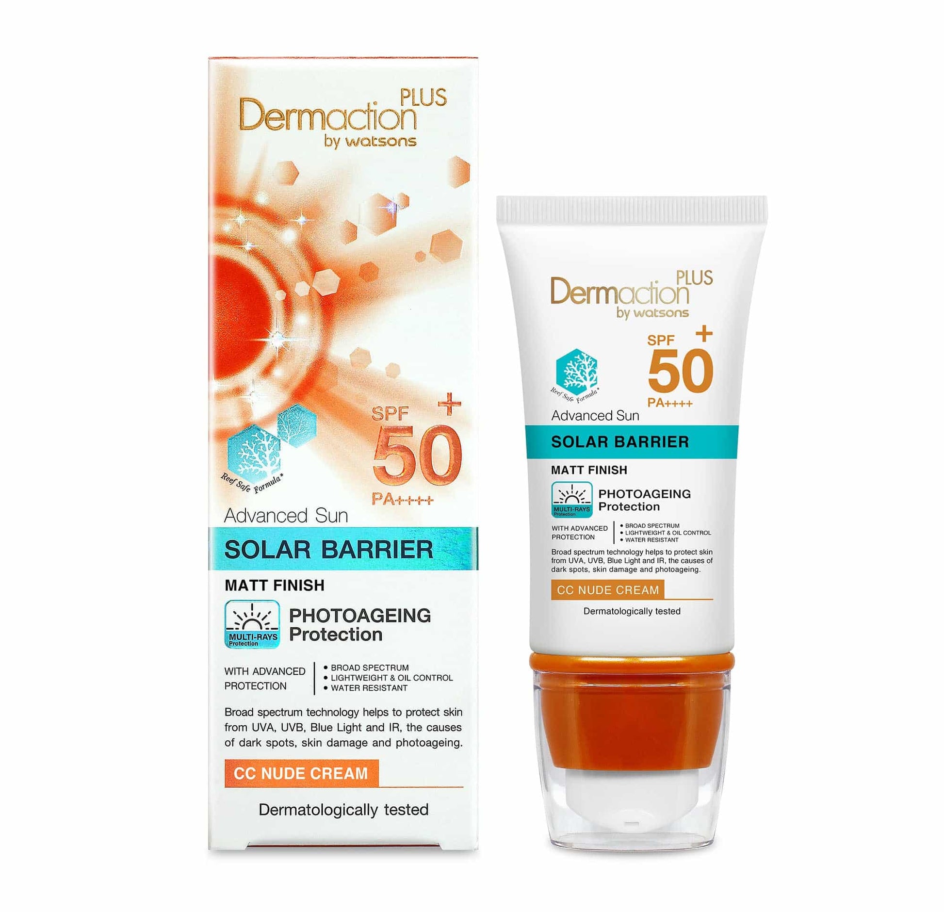 Advanced Sun Solar Barrier Matt Finish CC Nude Cream SPF 50+ PA+++ 40ml 40ml