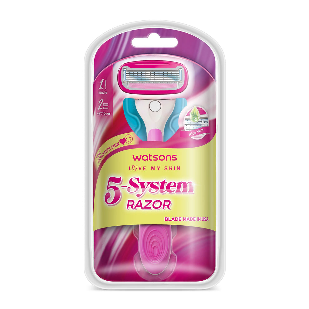 Shop Watsons Ladies 5-Blade System Razor | Watsons KSA