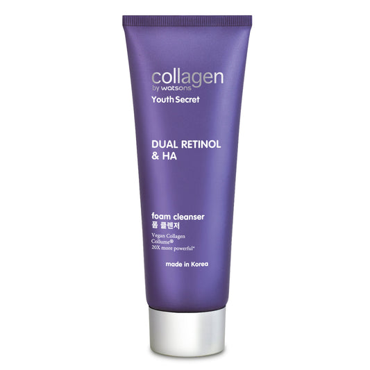 Collagen by Watsons Youth Secret Dual Retinol & HA Foam Cleaner 100ml