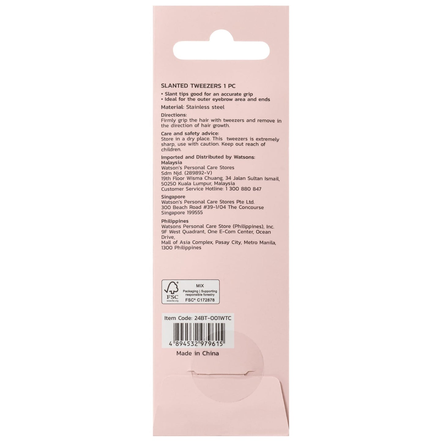 Watsons Slanted Tweezers