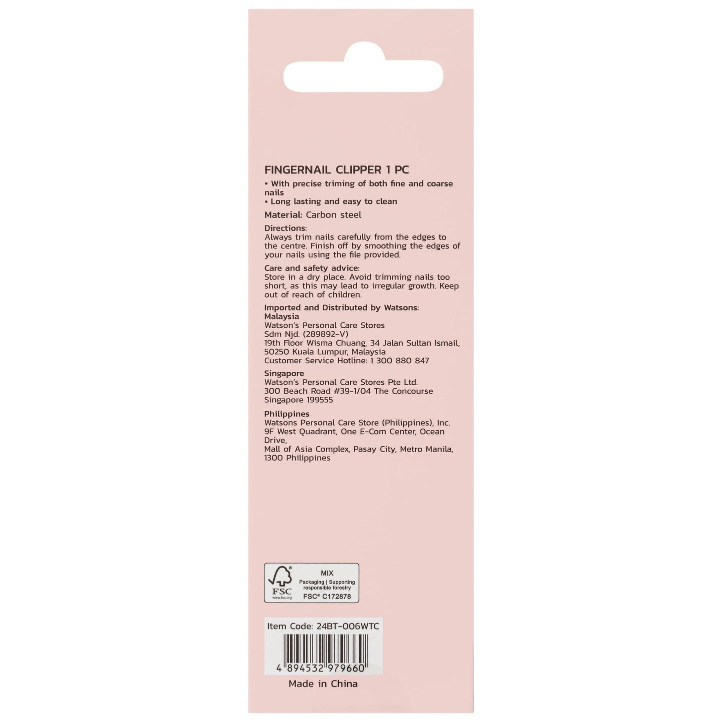 Watsons Fingernail Clipper