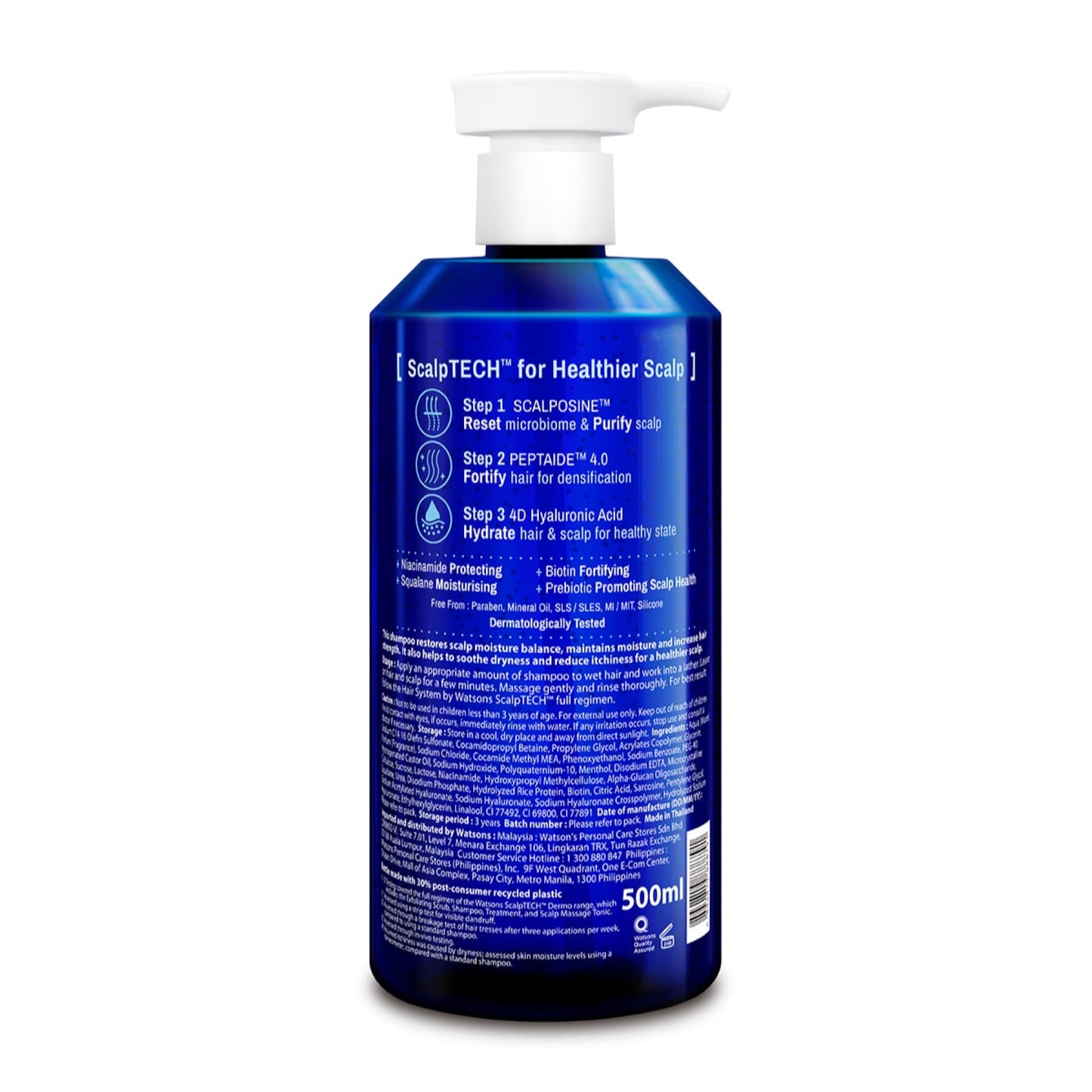 Hair System by Watsons Scalptech Dermo Hydrating Shampoo for Dry & Itchy Scalp