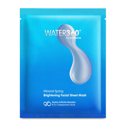 Water 360 by Watsons Brightening Facial Sheet Mask 1s X 28ml