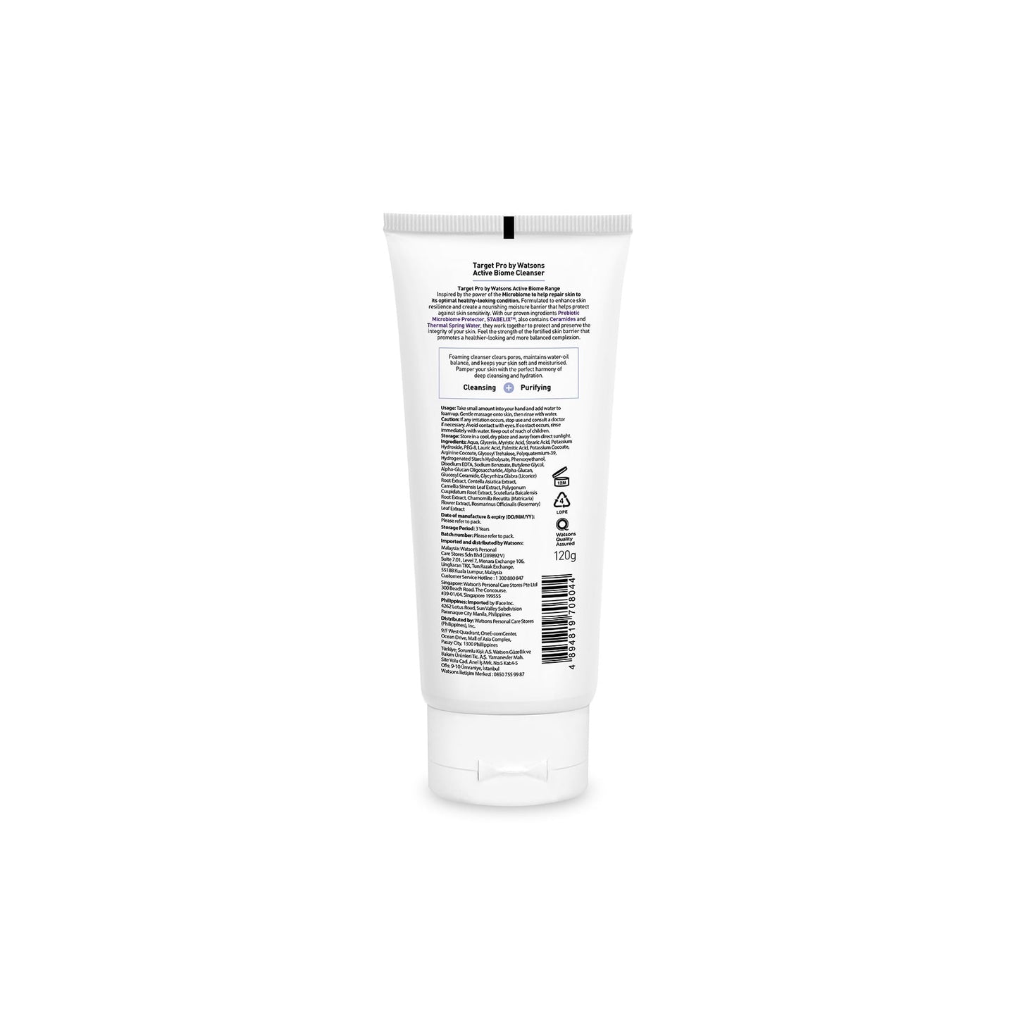 Target Pro by Watsons Active Biome Cleanser 120g
