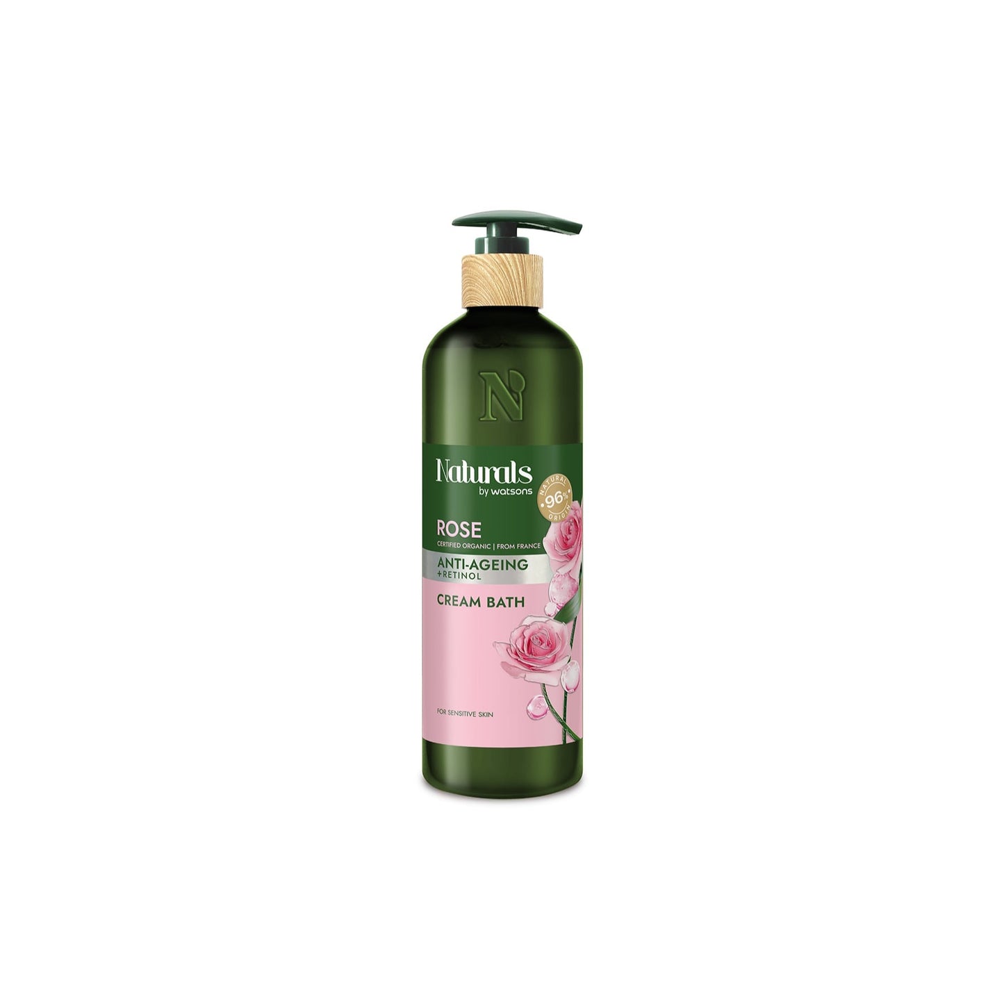 Naturals by Watsons Rose Cream Bath 490ml