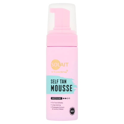 Superdrug Solait Self Tan Mousse متوسط 150 مل