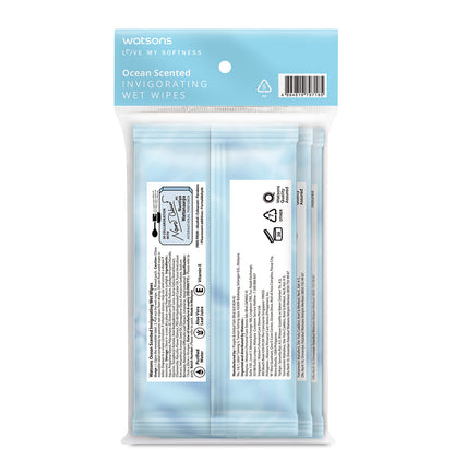 Watsons Ocean Scented Invigorating Wet Wipes