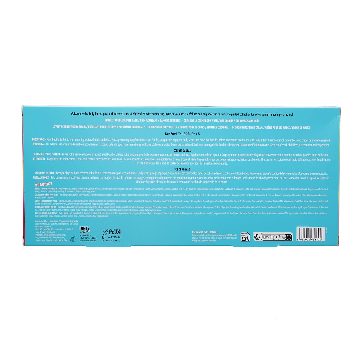 Dirty Works Body Buffet Gift Set