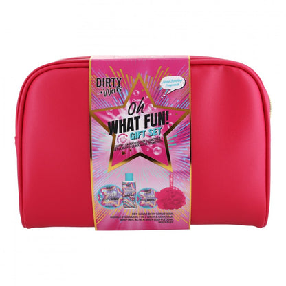 Dirty Works Oh What Fun Cosmetic Bag Gift Set