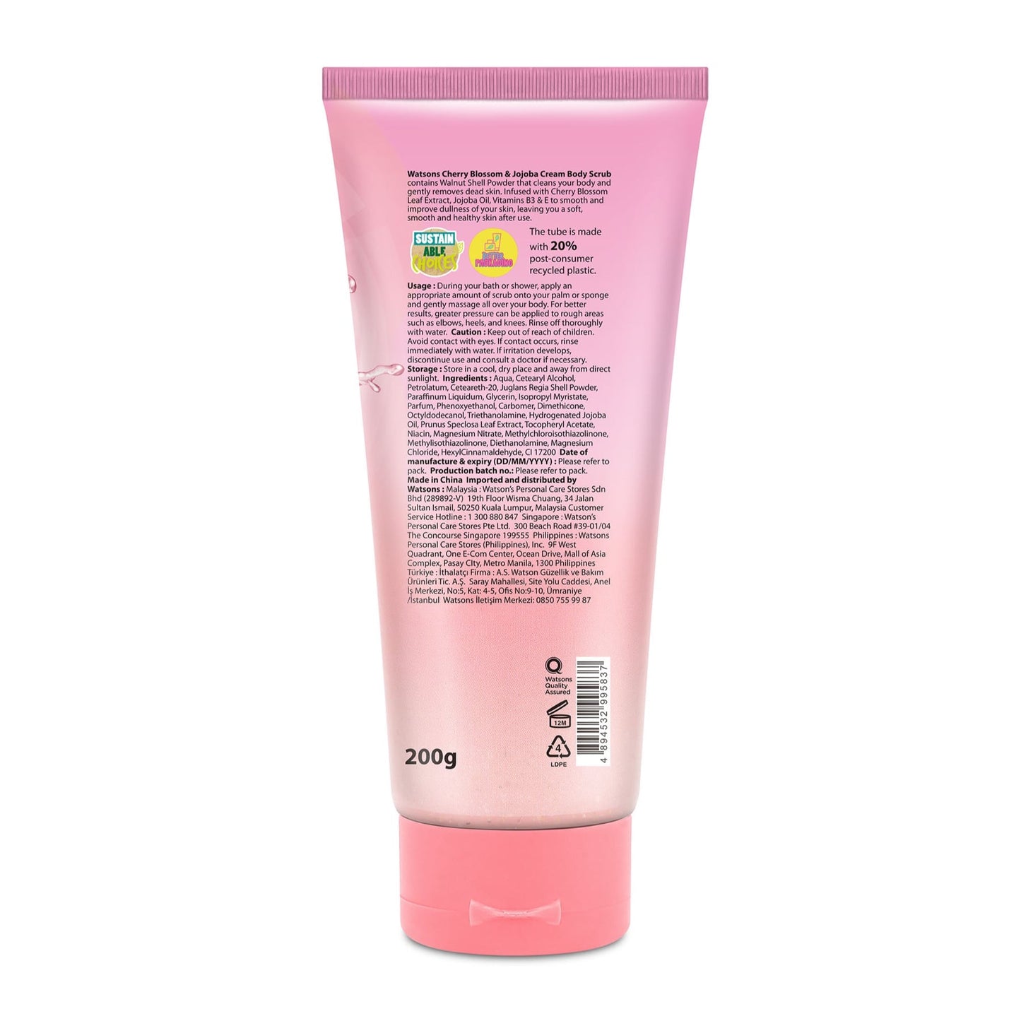 Naturals by Watsons 100% Eco-Friendly Soft Wipes