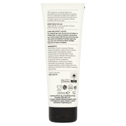 Superdrug Me+ Hyaluronic Acid Body Gel Cream 2