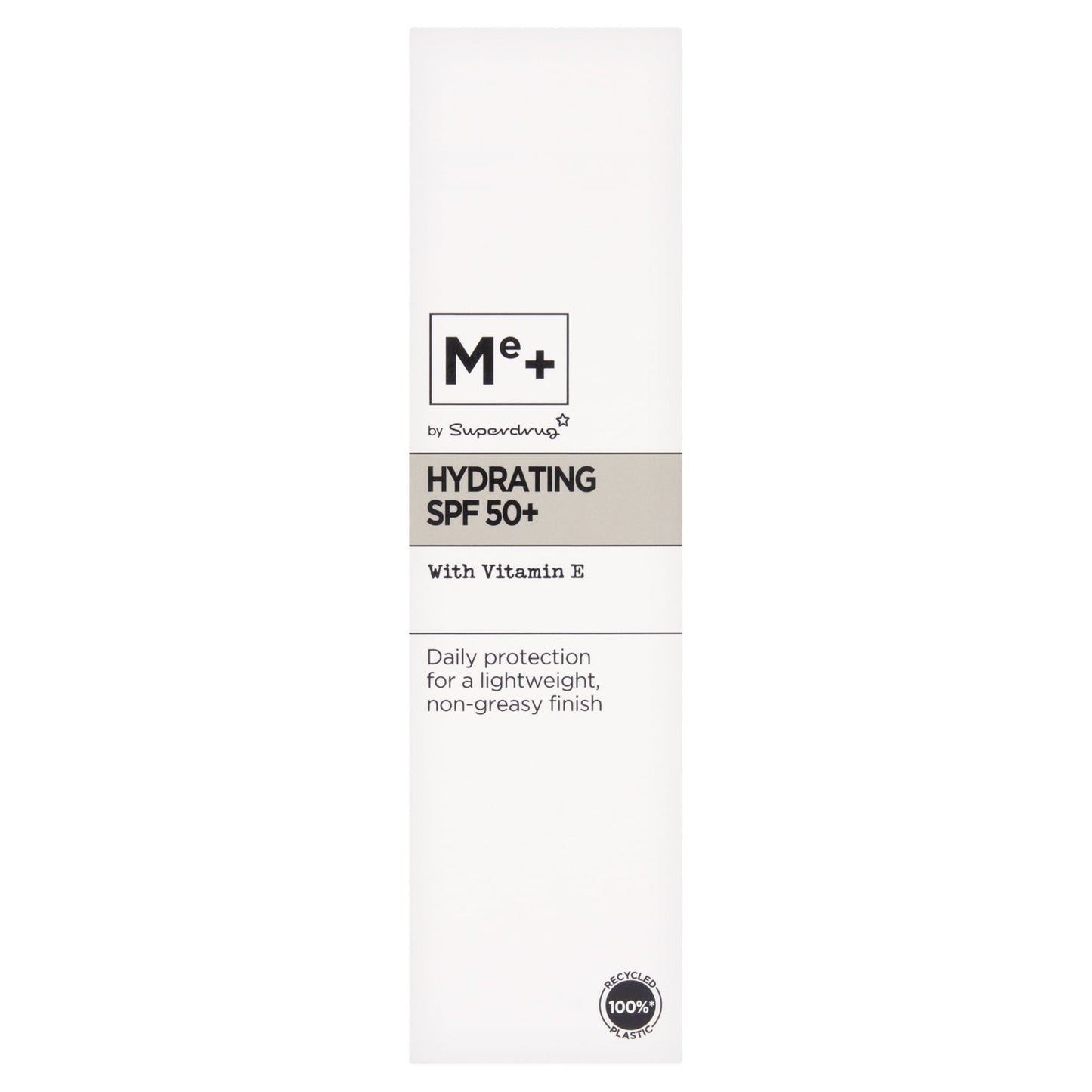 Superdrug Me+ Spf50 معزز ترطيب 50 مل