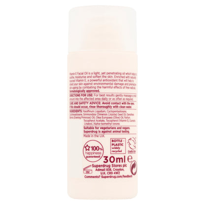 Superdrug Vitamin E Skin Oil 30ml.