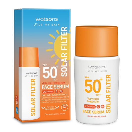 Love My Skin Solar Filter Very High Protection Face Serum Spf50+ Pa+++