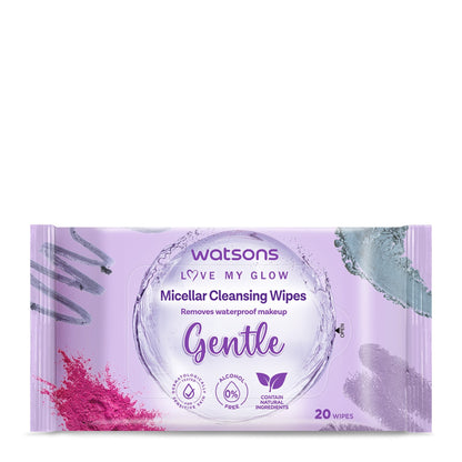 Watsons Micellar Cleansing Wipes Gentle (Sea)