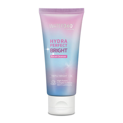 Water 360 by Watsons غسول الوجه المنظف والملطف إشراقة مثالية بتركيبة Hydra Perfect من واتسونز 100 جرام