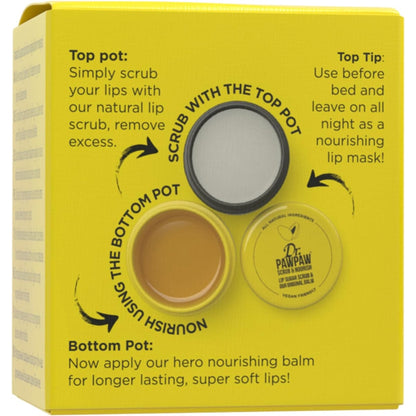 Dr.pawpaw Lip Scrub & Lip Balm Duo 16 G