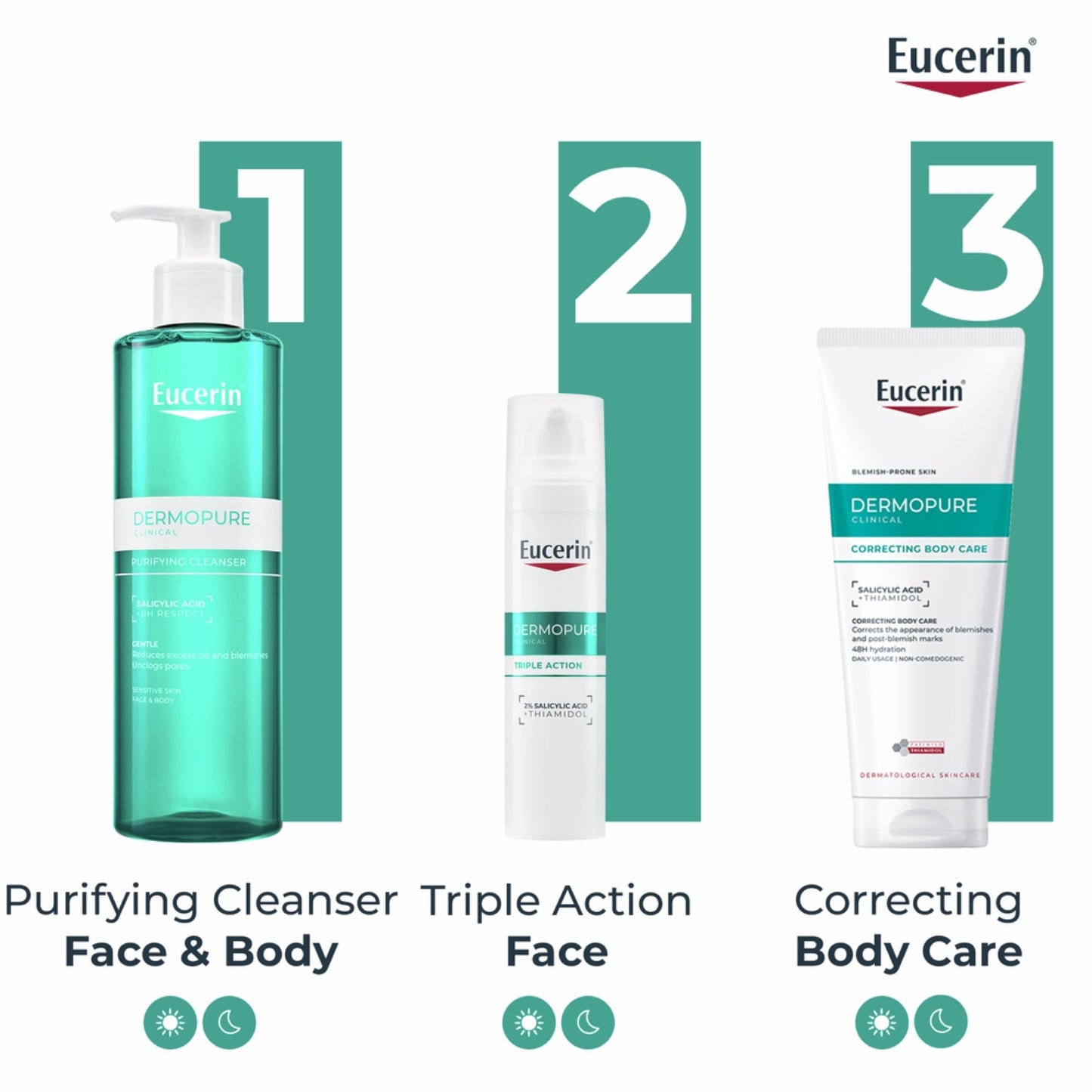 Eucerin Dermopure Clinical تونر منقي لحب الشباب والعيوب والرؤوس السوداء، 200 مل