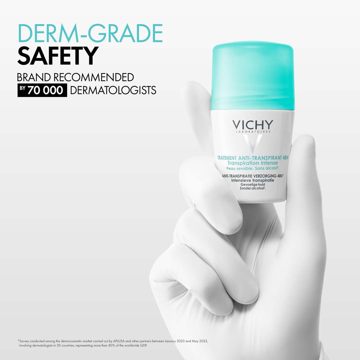 Vichy Deo Traitement Anti-transpirant 48h Roll-on 50ml