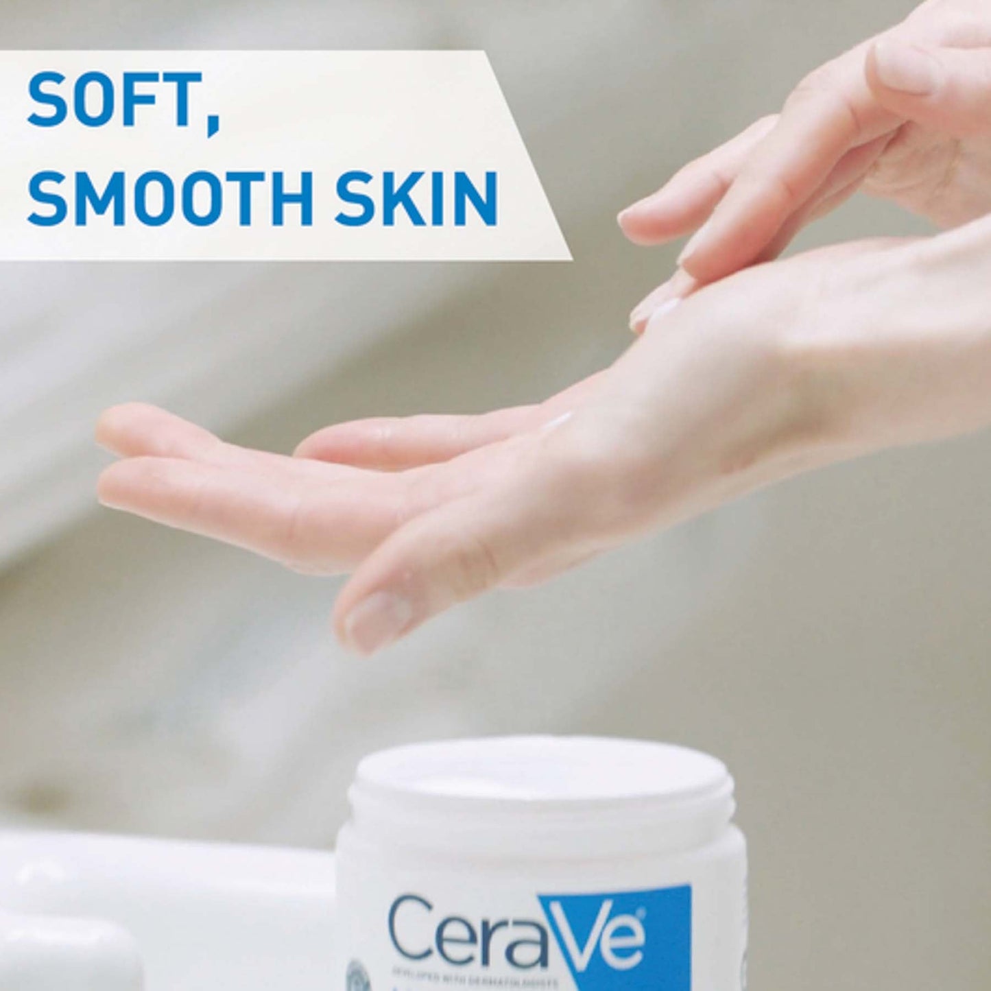 CeraVe Moisturising Cream for Dry Skin with Hyaluronic Acid 340g