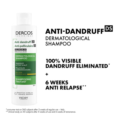 Vichy Dercos Anti Dandruff Shampoo for Dry Hair