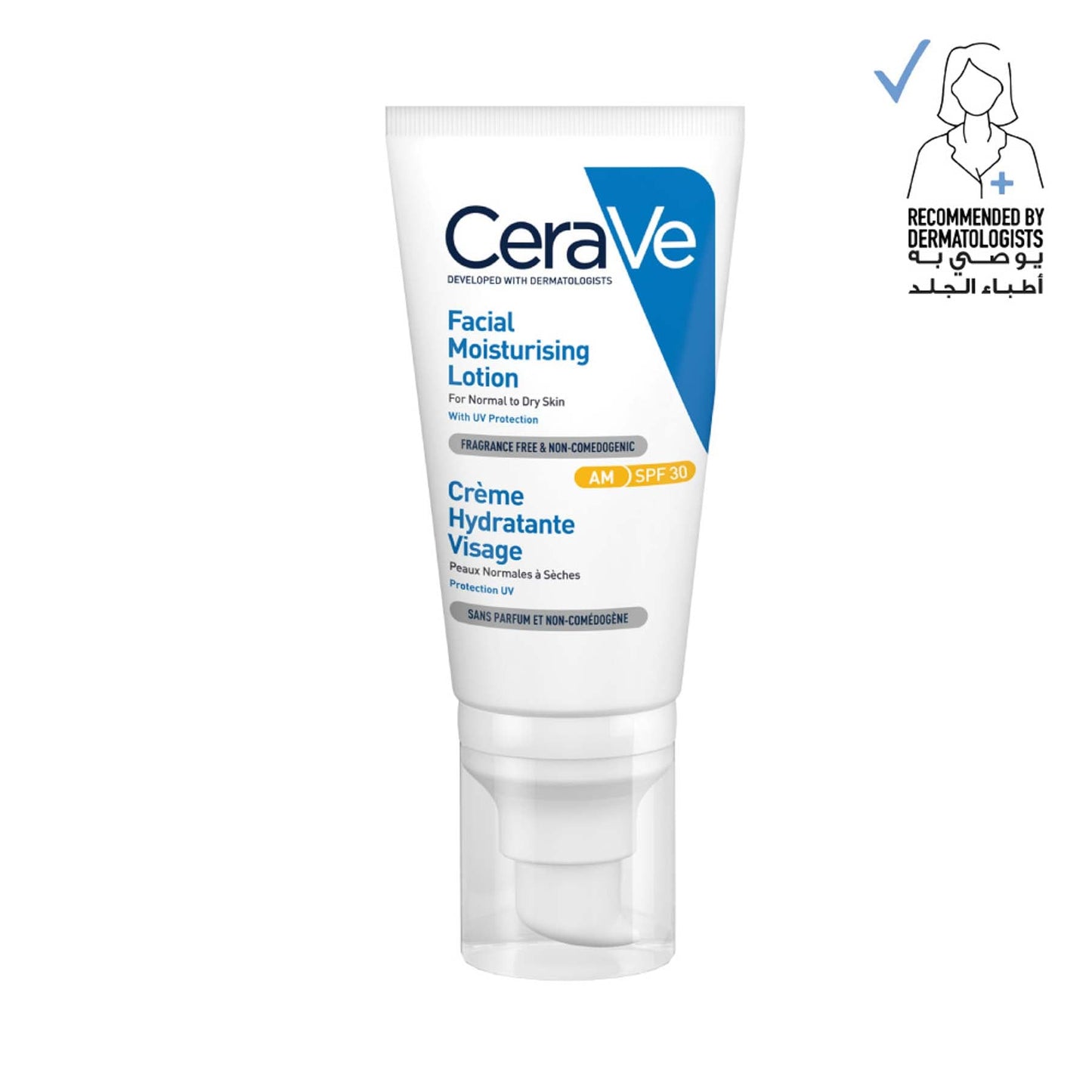 CeraVe AM Facial Moisturising Lotion SPF30 with Hyaluronic Acid 52ml