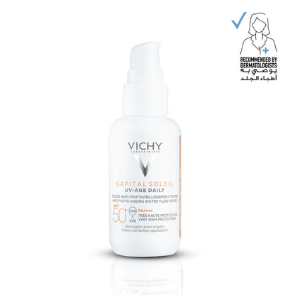 Vichy Capital Soleil Uv-âge Daily Fluide Tinted Sfp50+ 40 Ml
