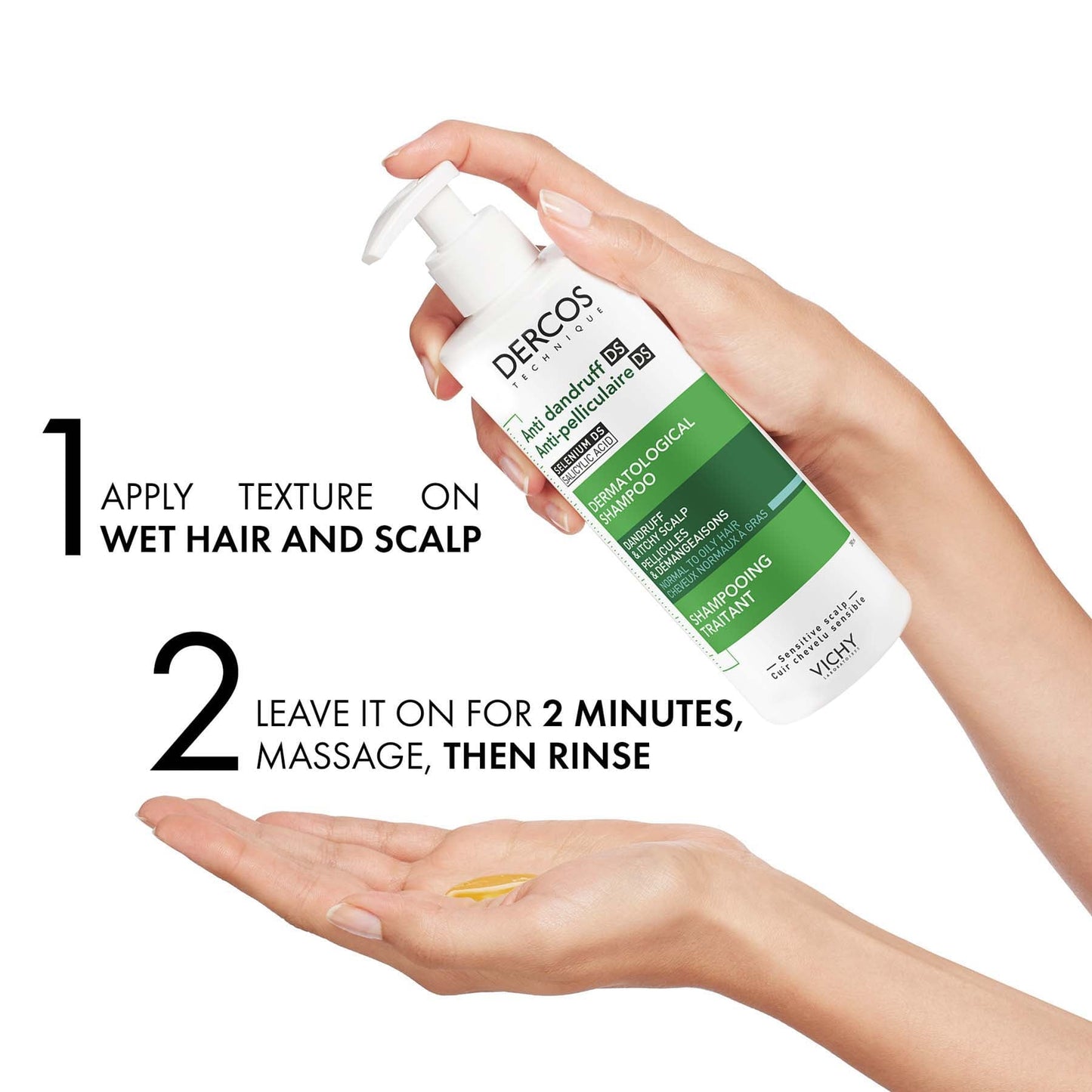 Vichy Hair Shampoo Anti Dandruff for Normal to Oily Hair Dercos by Vichy - 390ml