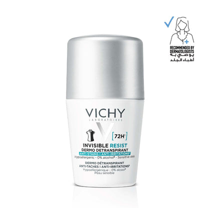 Vichy Invisible Resist 72h Roll-on Deodorant 50 Ml