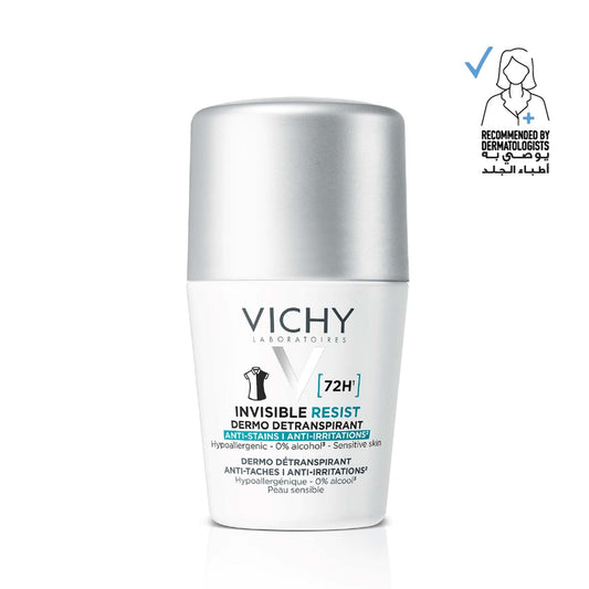 Vichy Invisible Resist 72h Roll-on Deodorant 50 Ml