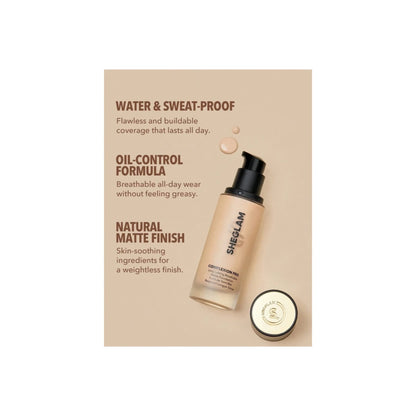 SHEGLAM Complexion Pro Matte Foundation - Nude