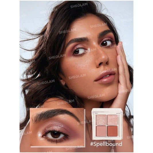 Sheglam Cosmic Crystal Eyeshadow Quad Palette - 4 shades