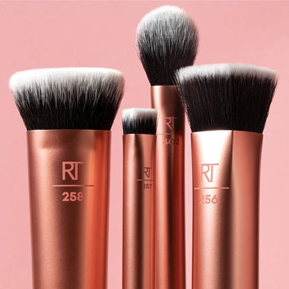 Real Techniques Face Base Makeup Brush Kit, 4 Piece Set