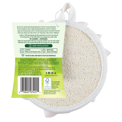 EcoTools Pink EcoPouf Dual Cleansing Pad 1pc