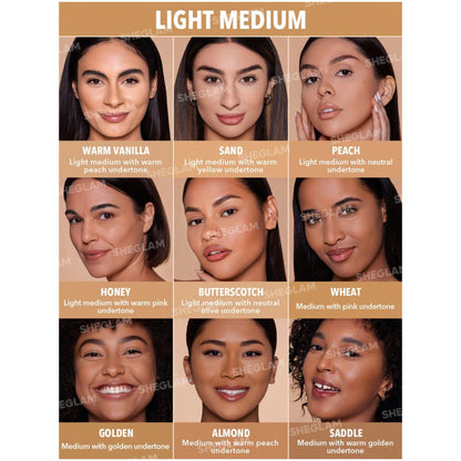 Sheglam High Coverage Powder Foundation 11g