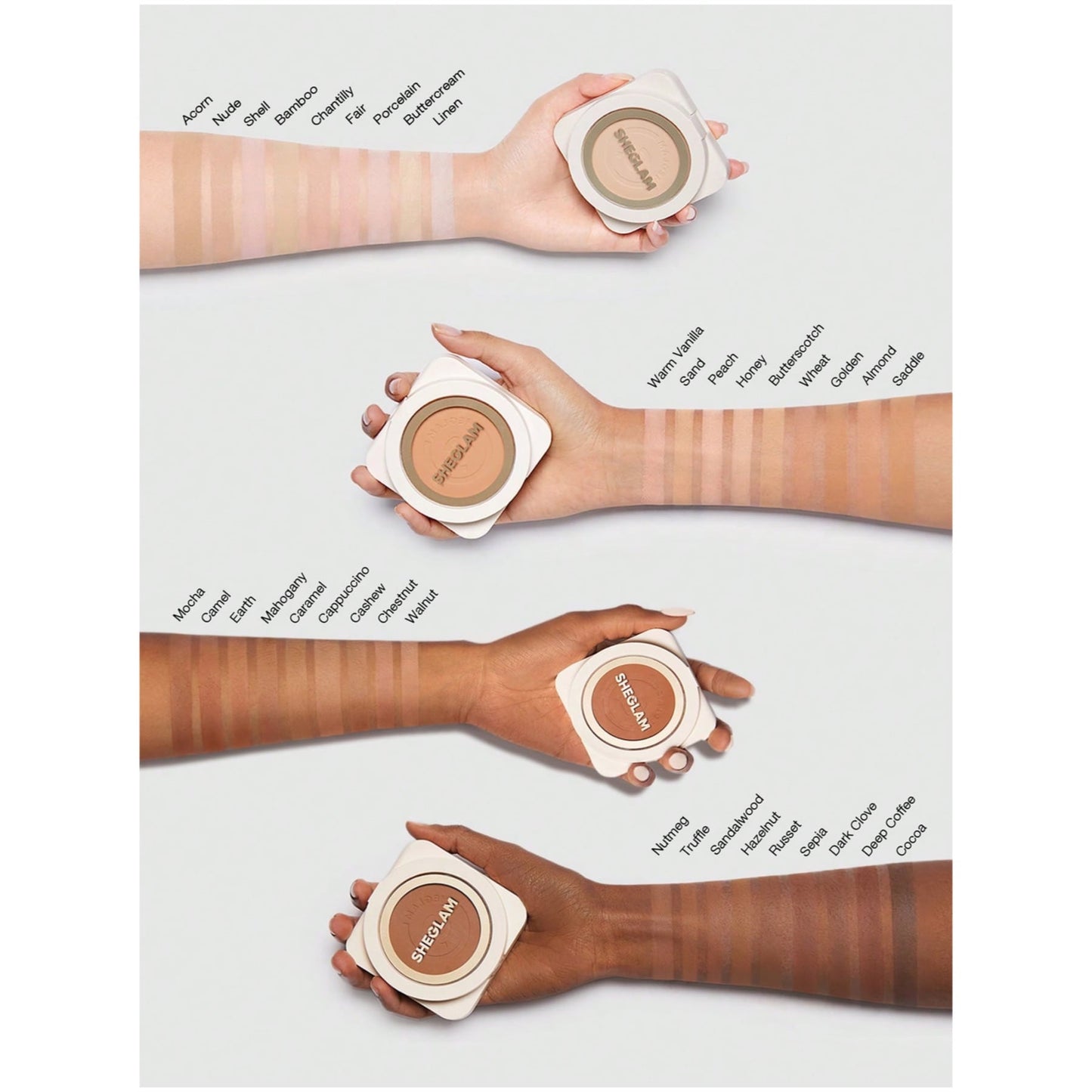 Sheglam High Coverage Powder Foundation 11g